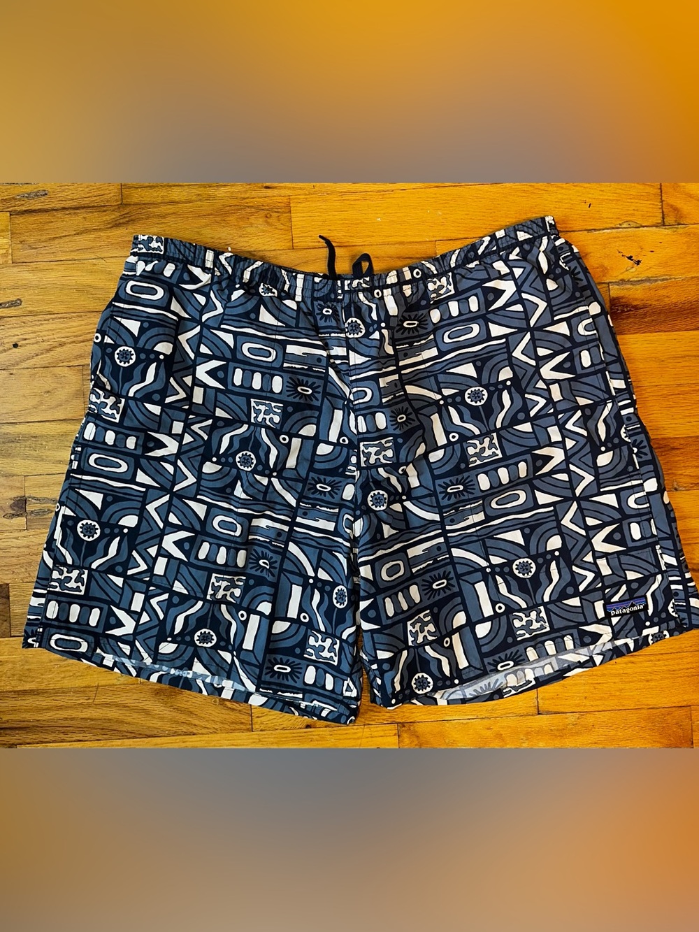 Patagonia Baggies Geometric Print Swim Shorts Men’s XL